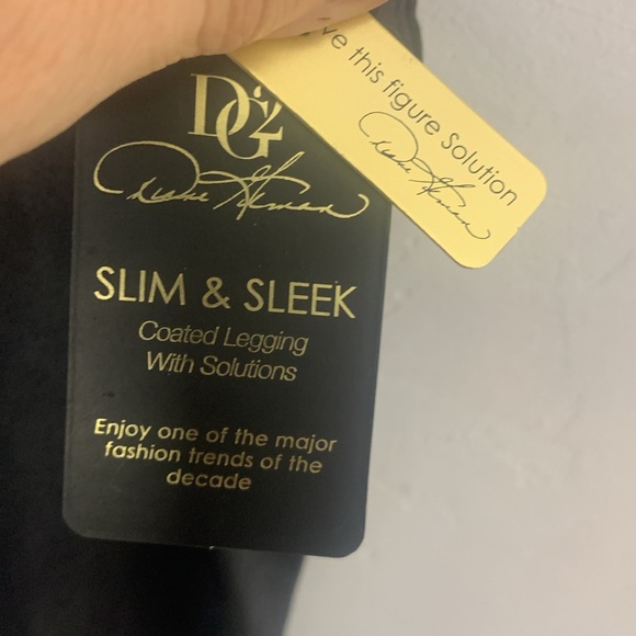 DG2 Diane Gilman NWT Gray Coated Legging size 2X - Picture 5 of 12